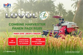 promo lovol panen padi