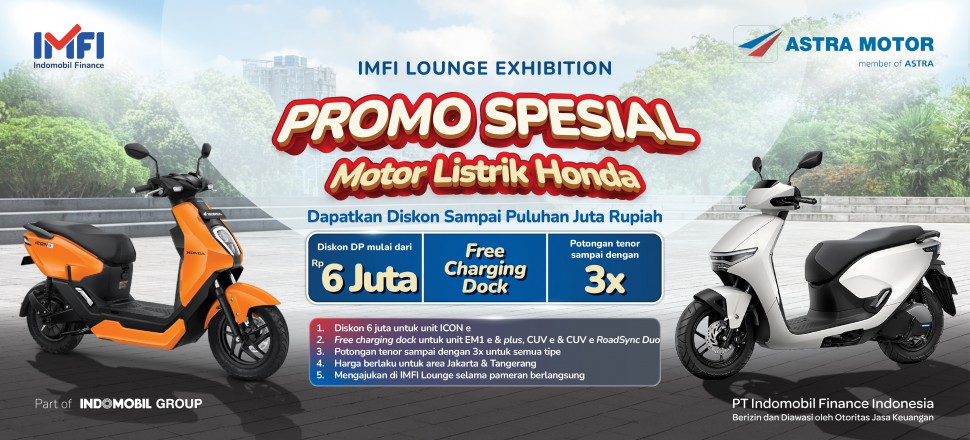 pameran motor listrik honda
