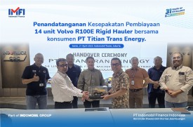 penandatanganan kerja sama antara pt indomobil finance indonesia dengan pt titian trans energy